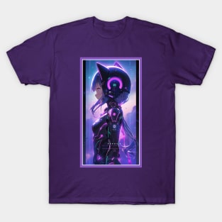 Anime Cat Girl | Quality Anime Artwork | Manga Anime Art T-Shirt